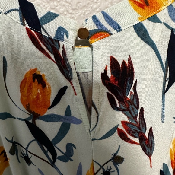 Hi-Low Floral Print Women's Dress - Picture 5 of 5